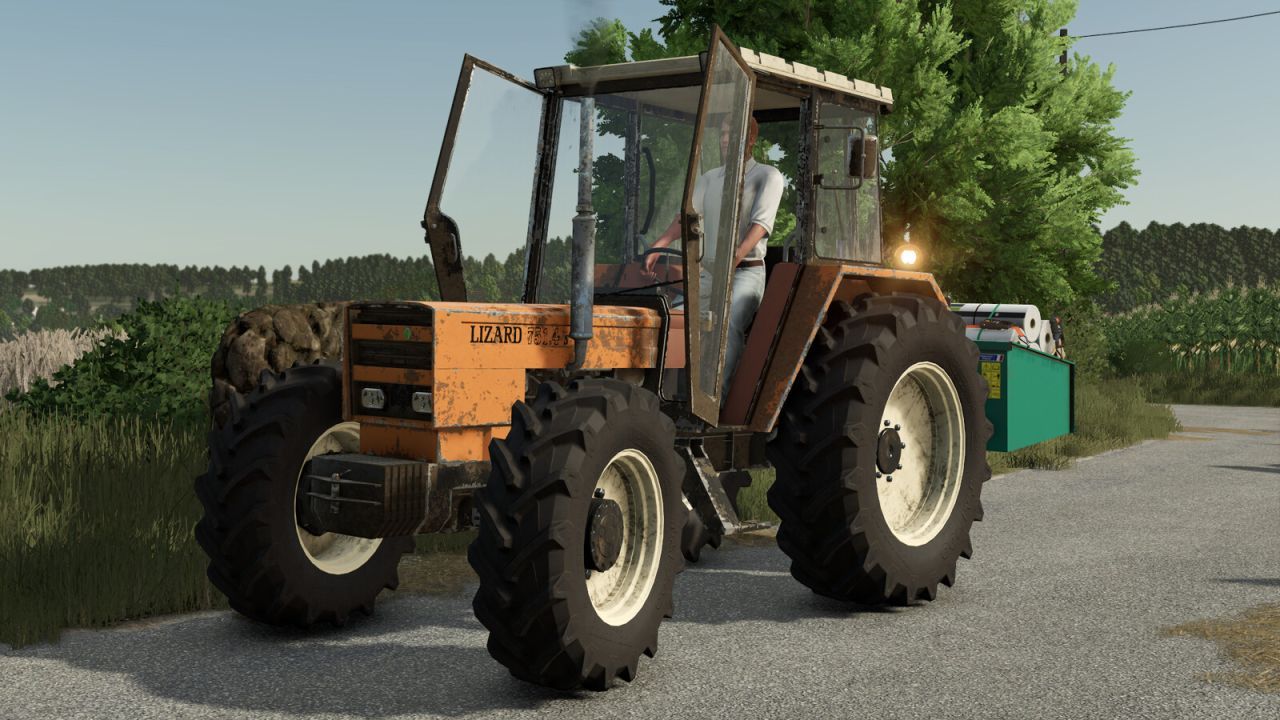 Traktor Lizard 7X1s i 7X1-4s do Farming Simulator 25