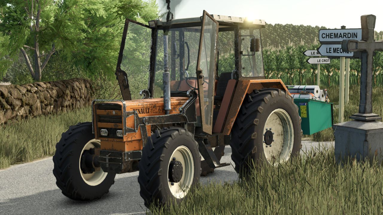 Traktory Renault 7X1s i 7X1-4s do Farming Simulator 25