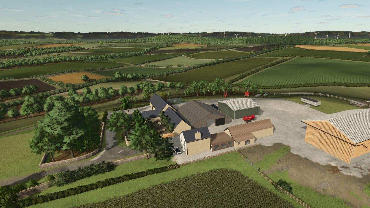 Legendarny Map Chipping Norton dla Farming Simulator 25 — Cotswolds, Kamieniołom i Leśnictwo