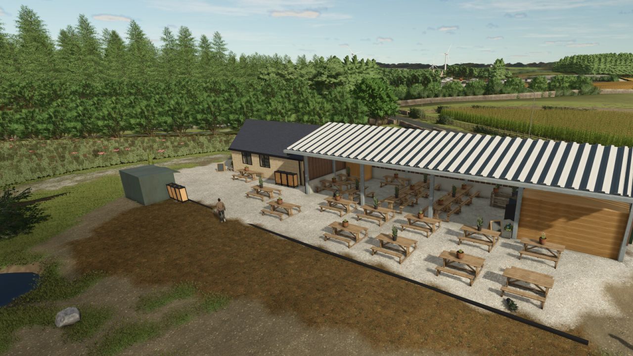 Legendäre Karte Chipping Norton für Farming Simulator 25 — Cotswolds, Karriere und Holzernte