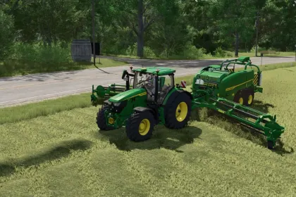 Пакет круглих тюків з граблями для Farming Simulator 25 — 2