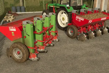 Cultivator Grimme VL 20 S/Unia Kora for Farming Simulator 25
