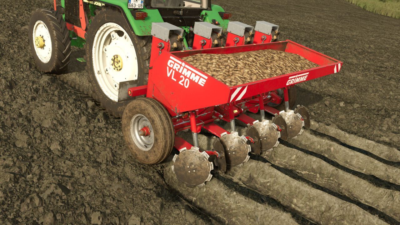Cultivator Grimme VL 20 S/Unia Kora for Farming Simulator 25