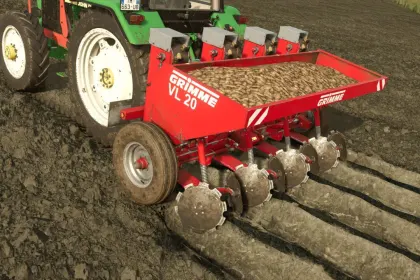 Cultivator Grimme VL 20 S/Unia Kora for Farming Simulator 25 — 3