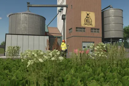 Effektive modernisierte Flour Mill (ernized) für FS25 — Mega Produktion von Mehl und Brot