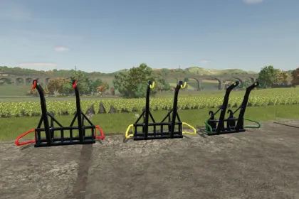 Ефективний Подвійний Гак Double Big Bag Hook для Телескопічного Навантажувача у Farming Simulator 25 — 1