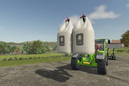 Ефективний Подвійний Гак Double Big Bag Hook для Телескопічного Навантажувача у Farming Simulator 25 — 2