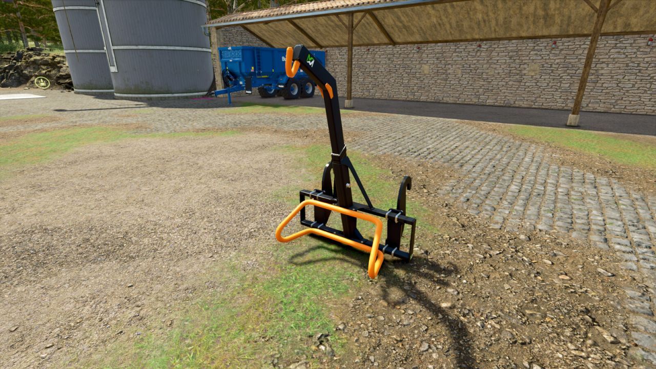 Ефективний Подвійний Гак Double Big Bag Hook для Телескопічного Навантажувача у Farming Simulator 25