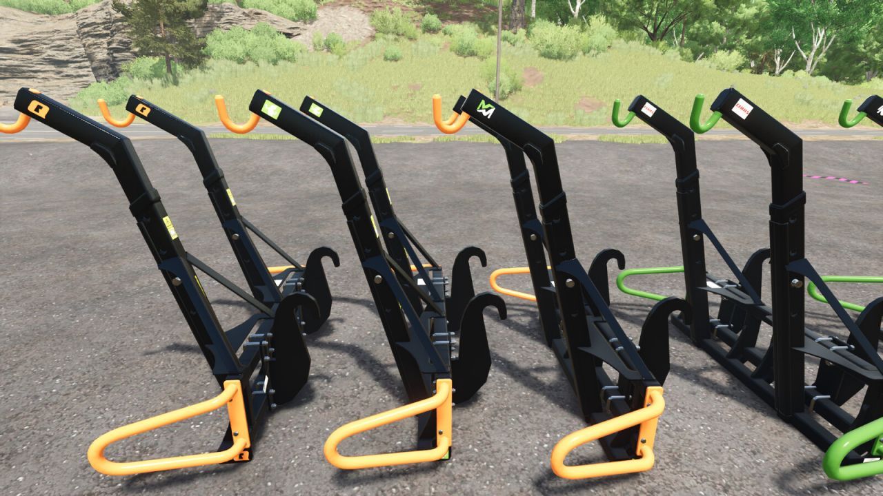 Ефективний Подвійний Гак Double Big Bag Hook для Телескопічного Навантажувача у Farming Simulator 25
