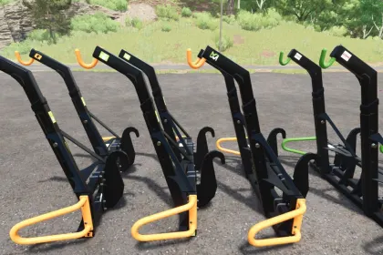 Ефективний Подвійний Гак Double Big Bag Hook для Телескопічного Навантажувача у Farming Simulator 25 — 4