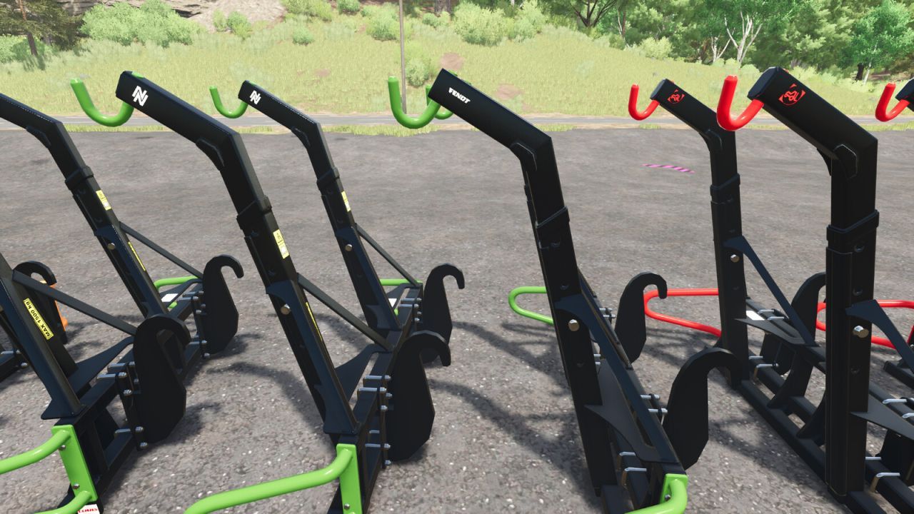 Ефективний Подвійний Гак Double Big Bag Hook для Телескопічного Навантажувача у Farming Simulator 25