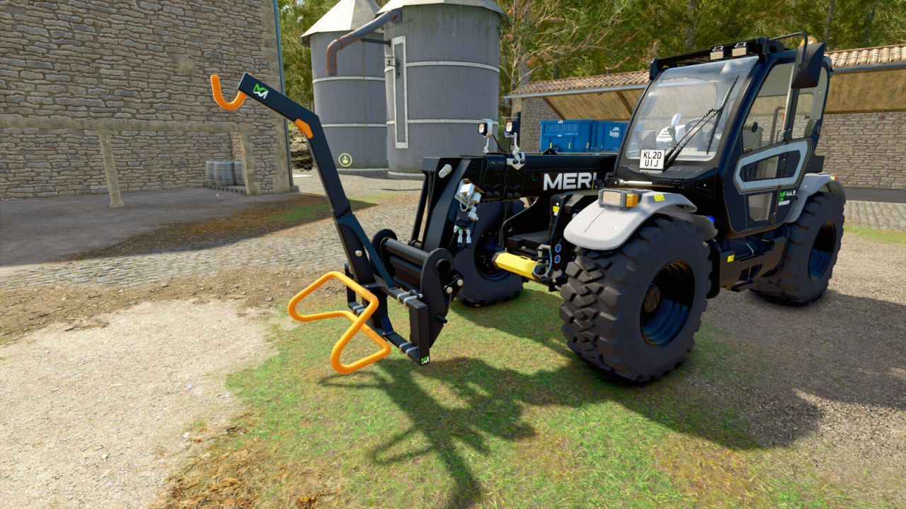 Ефективний Подвійний Гак Double Big Bag Hook для Телескопічного Навантажувача у Farming Simulator 25