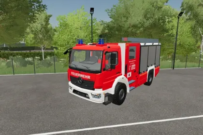 Skin Mercedes Benz LF20 Kats Hessen for Farming Simulator 22