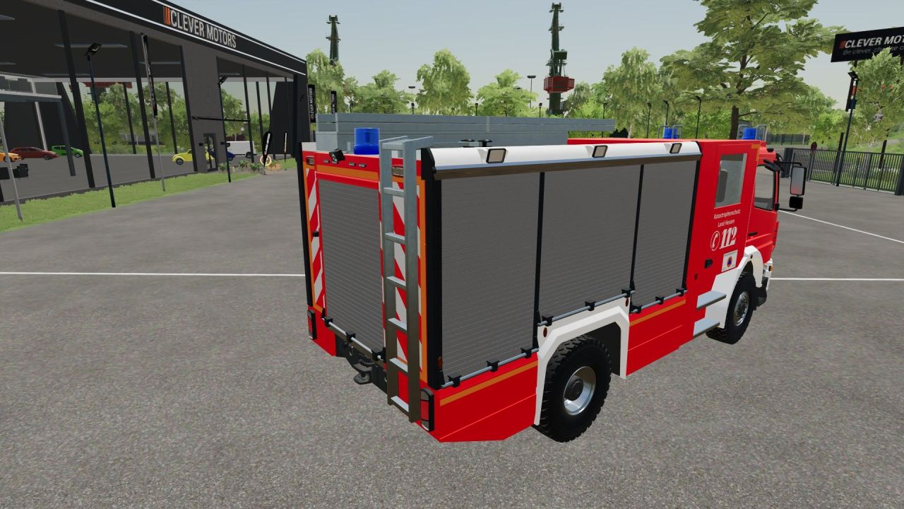 Skin Mercedes Benz LF20 Kats Hessen für Farming Simulator 22