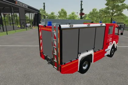 Skin Mercedes Benz LF20 Kats Hessen für Farming Simulator 22 — 2