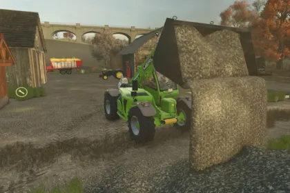 Ефективний Telehandler Shovel для FS25 — Легкий Ківш 3000–6000 л з Налаштуванням Кольору — 2