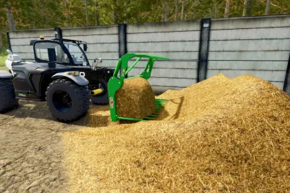 Ефективний Telehandler Shovel для FS25 — Легкий Ківш 3000–6000 л з Налаштуванням Кольору — 5
