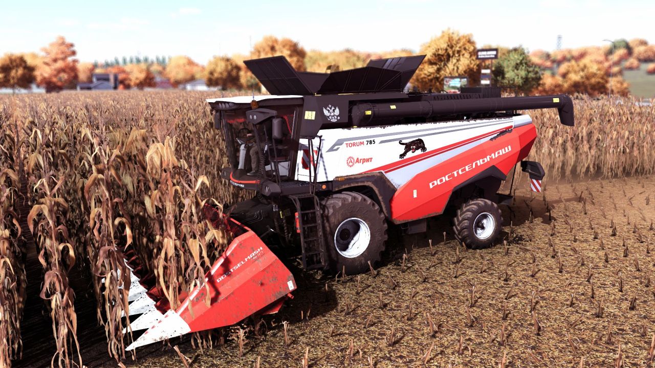 Kombajn Rostselmash Torum 785 do Farming Simulator 22