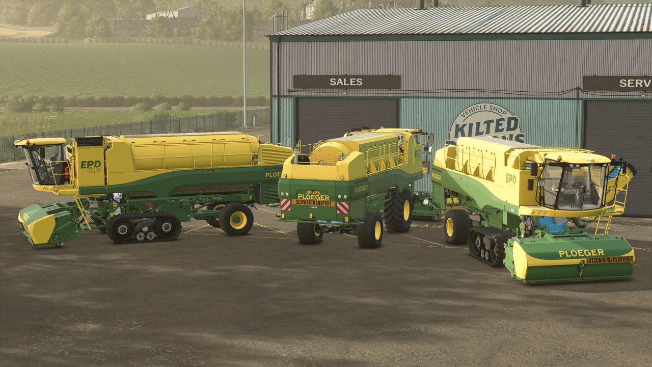 Комбайн Ploeger EPD540 для Farming Simulator 25