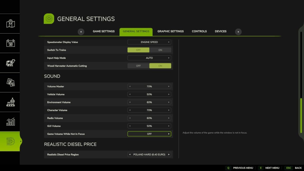 Script Realistic Diesel Price for Farming Simulator 25