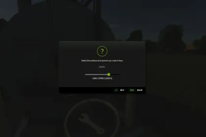 Script Realistic Diesel Price for Farming Simulator 25 — 3