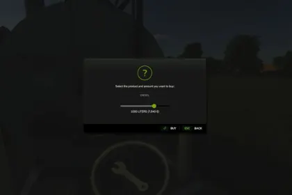 Script Realistic Diesel Price for Farming Simulator 25 — 4