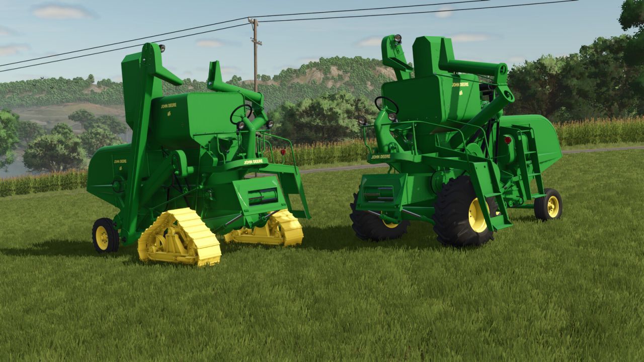 Комбайн John Deere 45 для Farming Simulator 25