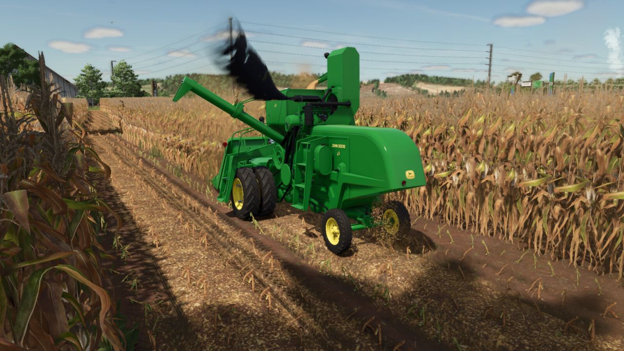 Комбайн John Deere 45 для Farming Simulator 25