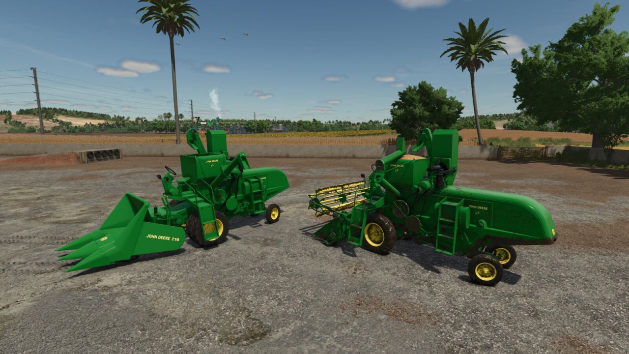 Комбайн John Deere 45 для Farming Simulator 25