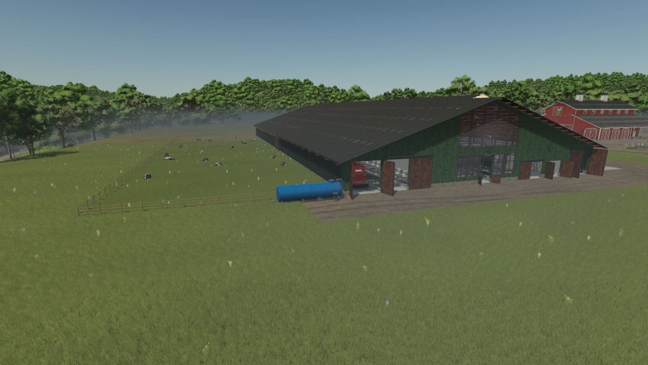 Автоматизована молочна ферма 400 для Farming Simulator 25