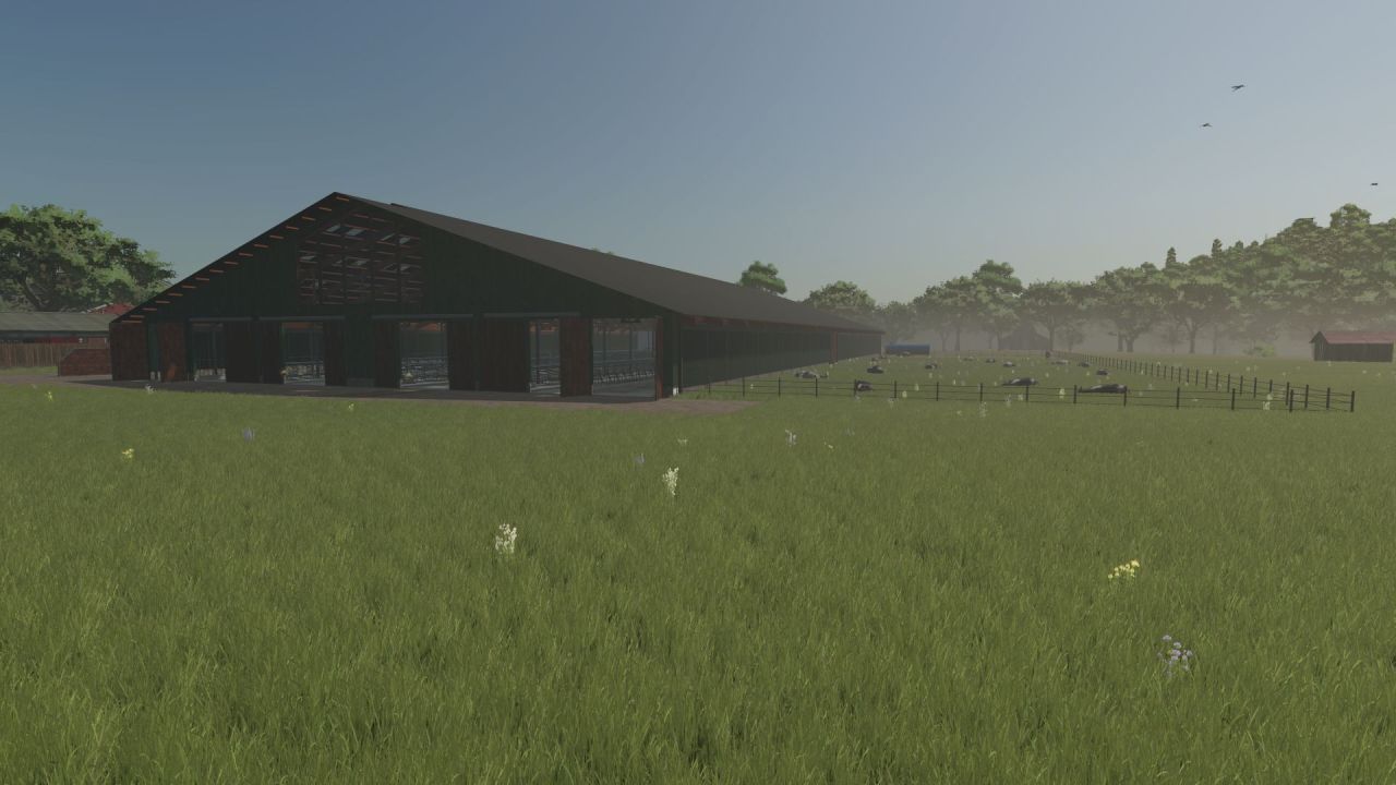 Автоматизована молочна ферма 400 для Farming Simulator 25