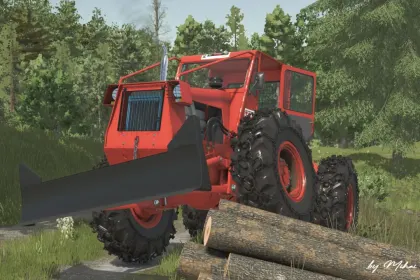 Leistungsstarker Forsttraktor TAF 657 IRUM — Gelenkzugmaschine für FS25 — 2