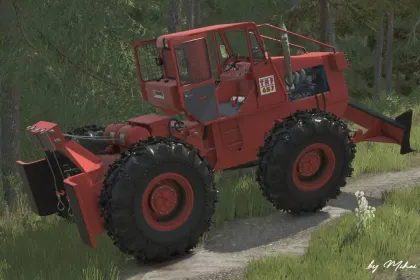 Leistungsstarker Forsttraktor TAF 657 IRUM — Gelenkzugmaschine für FS25 — 3