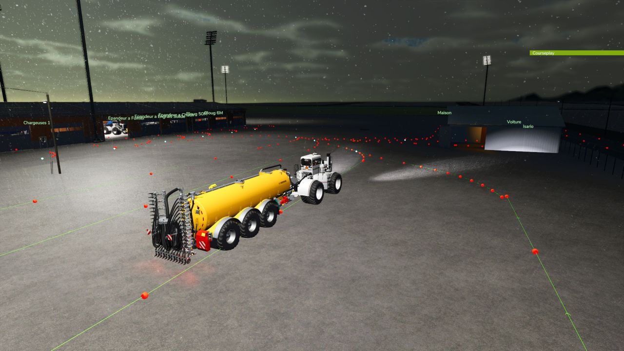 Розкидач гною Kaweco OPTI-JECT 800 Multi Width для Farming Simulator 25