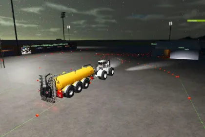 Розкидач гною Kaweco OPTI-JECT 800 Multi Width для Farming Simulator 25 — 2