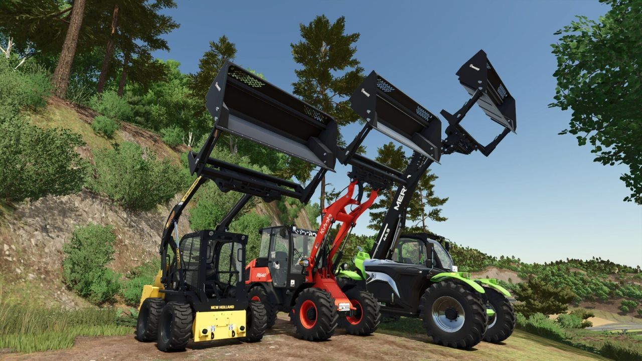 Powerful Telehandler Merlo with Profi Equipment for Farming Simulator 25