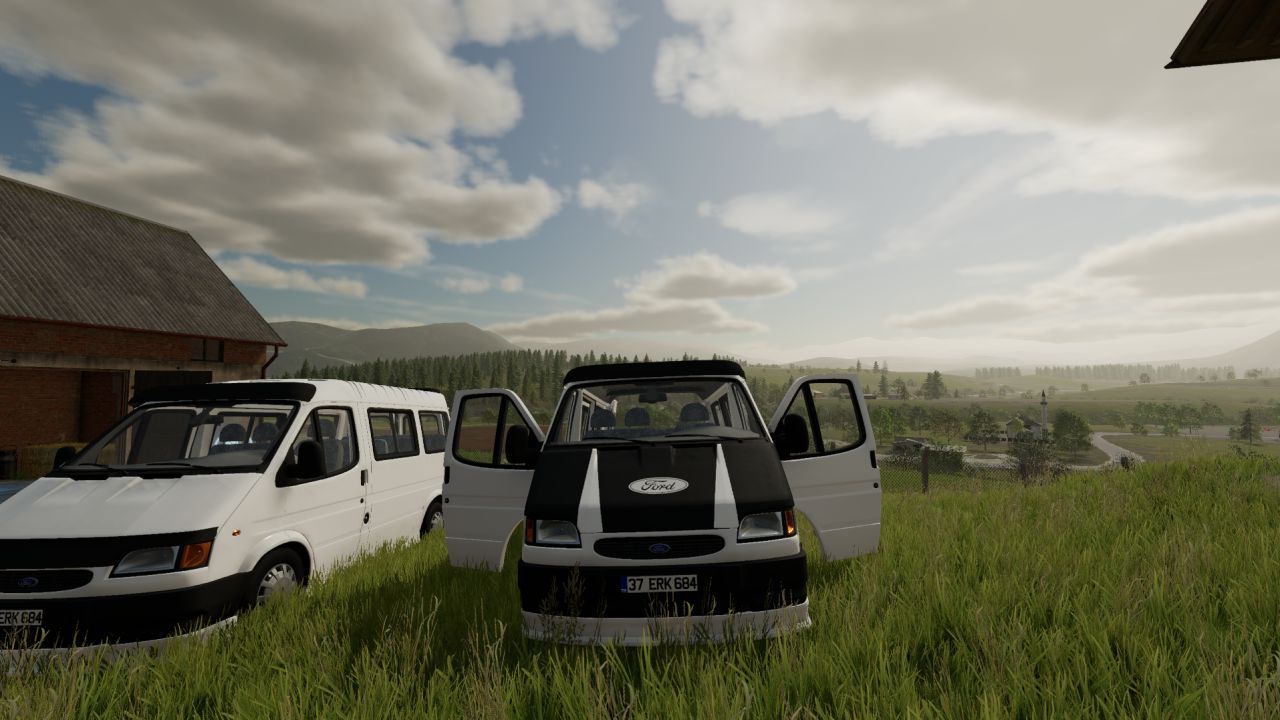 Car Ford Transit 12 for Farming Simulator 22