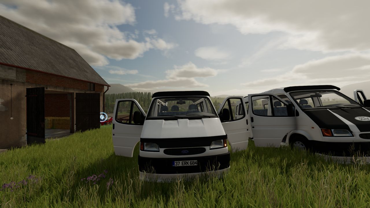 Car Ford Transit 12 for Farming Simulator 22