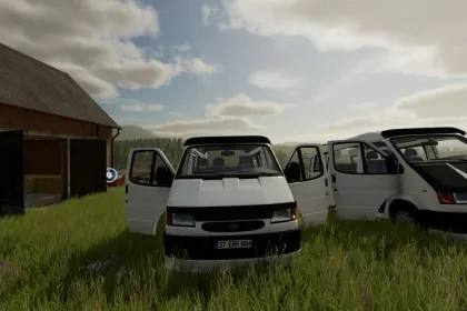 Car Ford Transit 12 for Farming Simulator 22 — 3