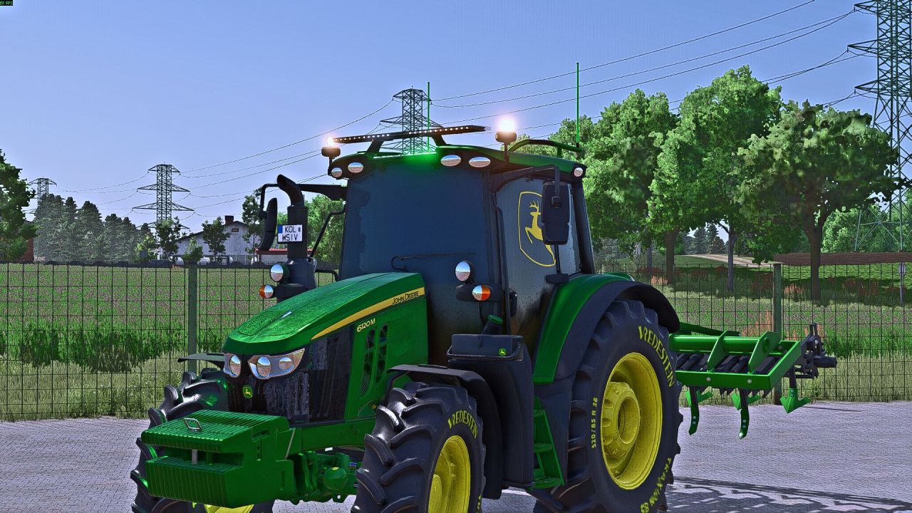 Traktor John Deere 6M Series do Farming Simulator 25