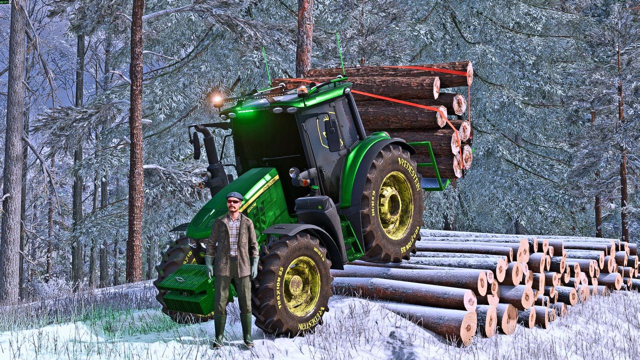 Traktor John Deere 6M Series do Farming Simulator 25