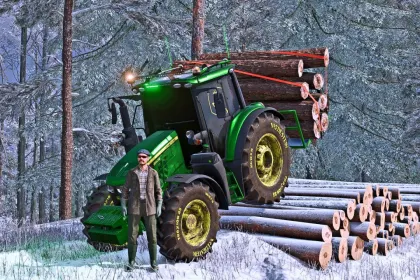 Traktor John Deere 6M Series do Farming Simulator 25 — 3
