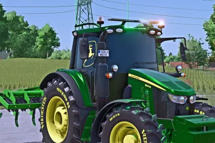 Traktor John Deere 6M Series do Farming Simulator 25 — 5