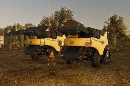 Комбайн New Holland CR 10.90 (спеціальна версія) для Farming Simulator 25 — 2