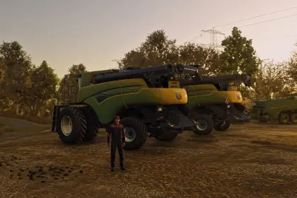Комбайн New Holland CR 10.90 (спеціальна версія) для Farming Simulator 25 — 3