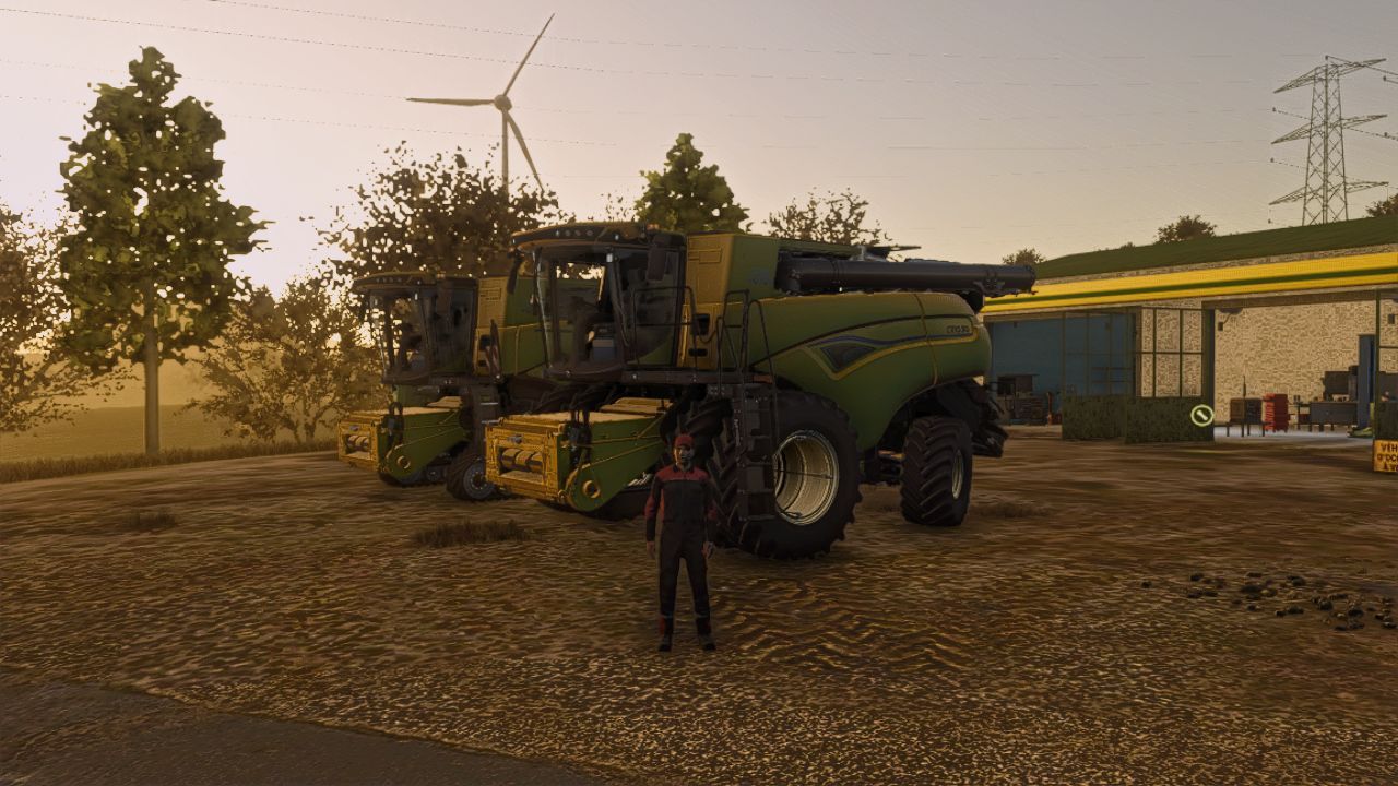 Комбайн New Holland CR 10.90 (спеціальна версія) для Farming Simulator 25