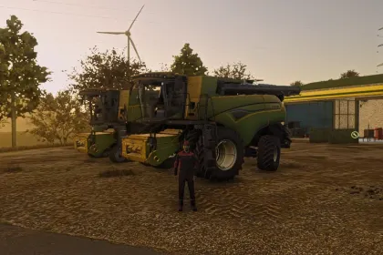 Комбайн New Holland CR 10.90 (спеціальна версія) для Farming Simulator 25 — 4