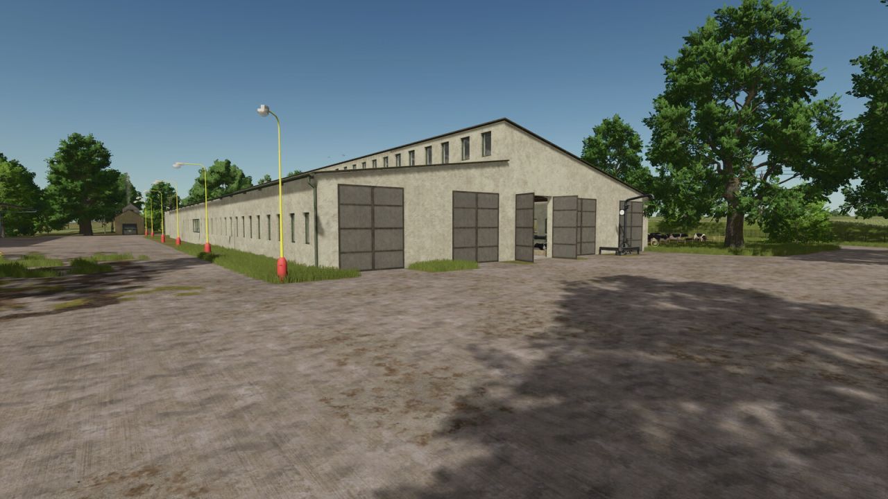 Big Cow Barn — Spacious Shed for 344 Cows for FS25