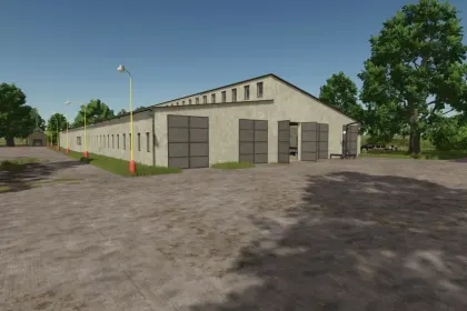 Великий Коровник Cow Barn Big — Місткий Хлів на 344 Корови для FS25 — 1