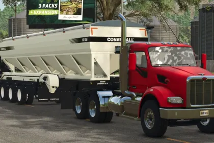 Вантажівка Peterbilt 567 Daycab Setback для Farming Simulator 25 — 2